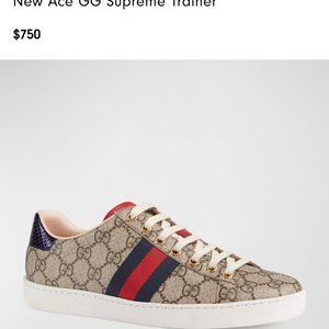 Gucci New Ace GG Supreme Trainer